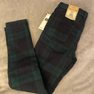 Polo by Ralph Lauren Kids Plaid Jeans - Black and Green